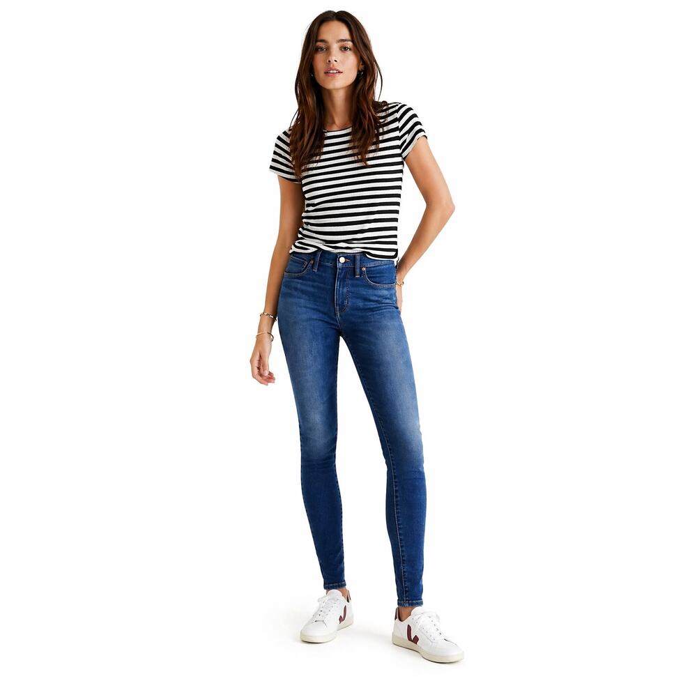 Madewell - 9" Mid-Rise Skinny Jeans in Medium Wash - Size 28